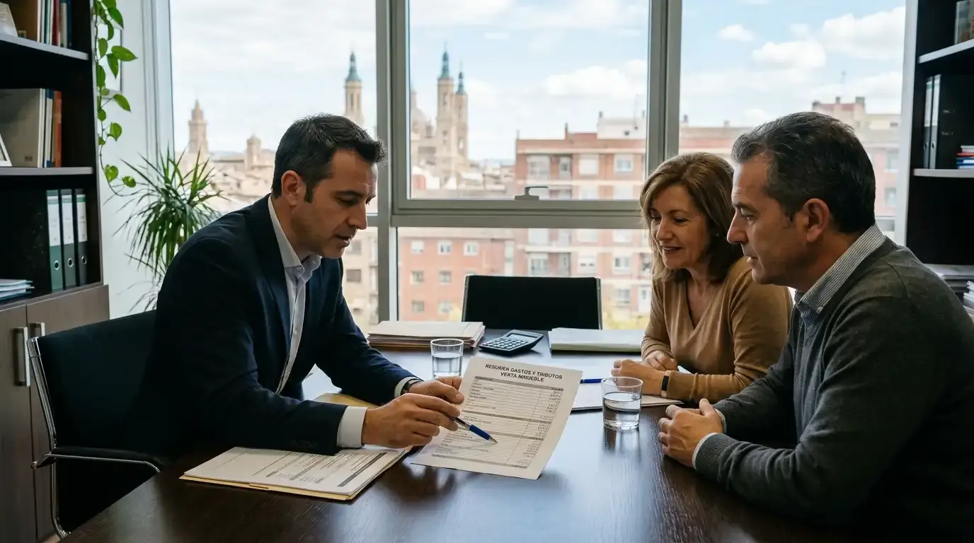 Fiscalidad Inmobiliaria en Zaragoza: Impuestos y Gastos de Venta