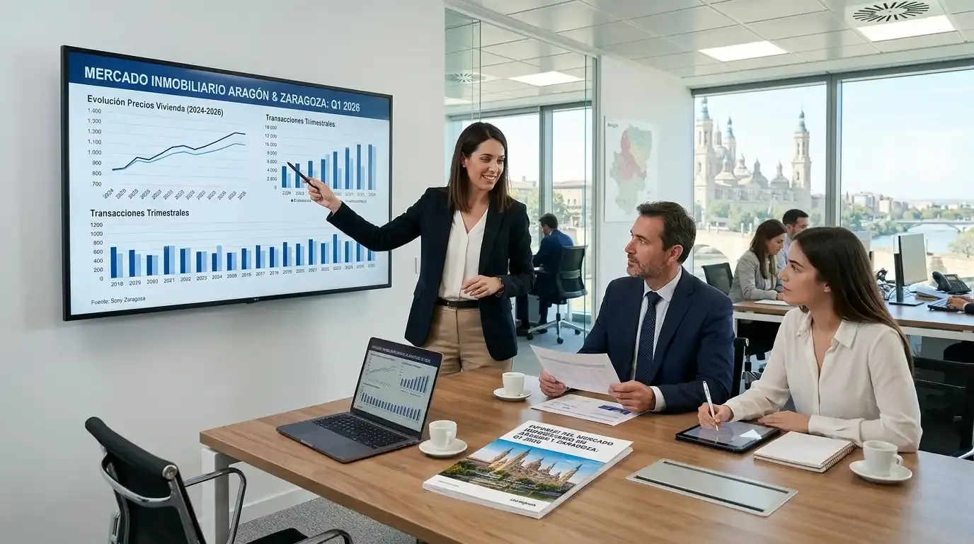 Informe del Mercado Inmobiliario en Aragón y Zaragoza: Primer Trimestre (Q1) 2026
