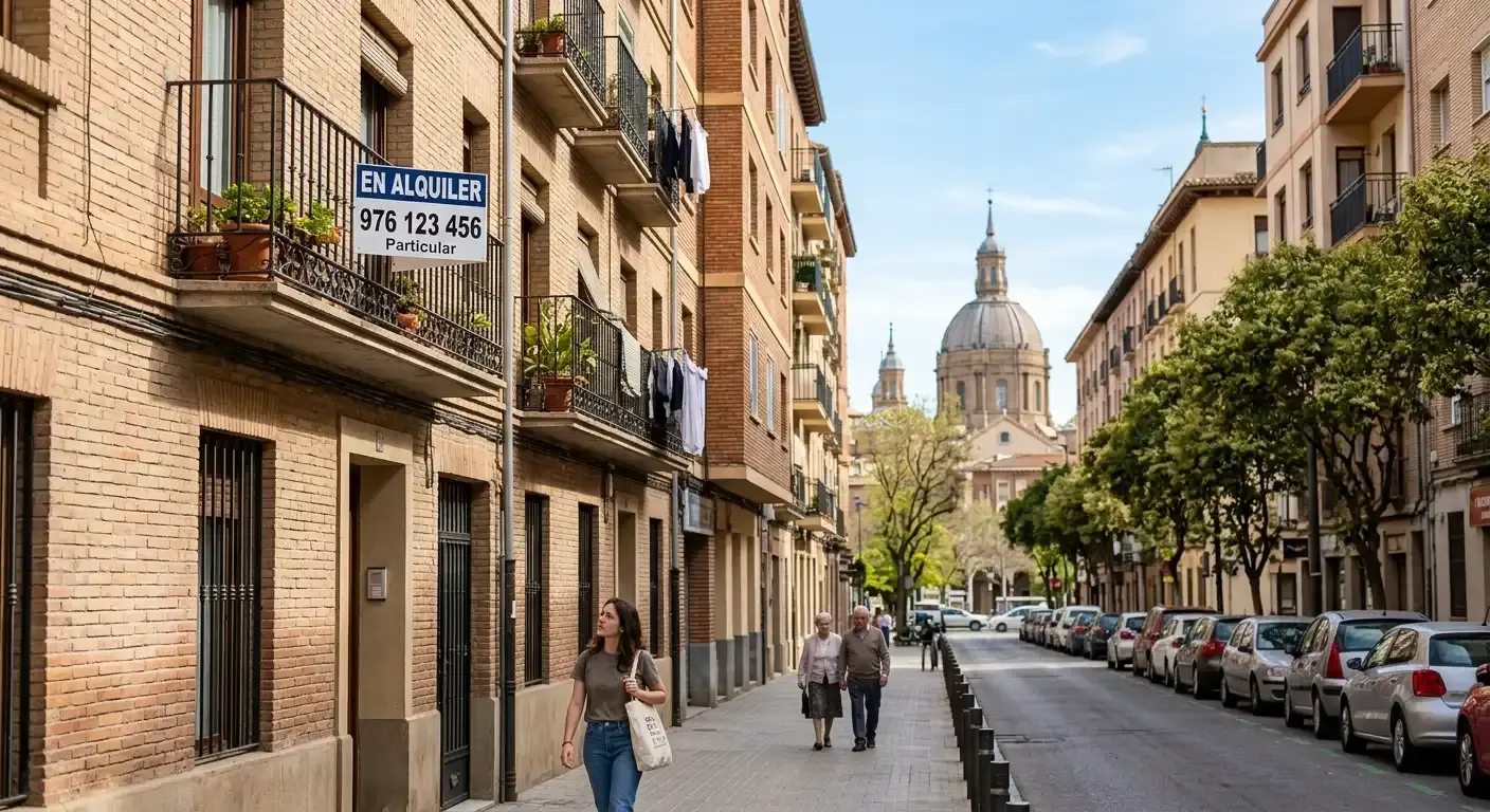¿Hay zonas tensionadas en Zaragoza? A 2026 ninguna está declarada y no hay tope de renta. Te explicamos qué distritos cumplirían los criterios y qué límites se aplicarían.