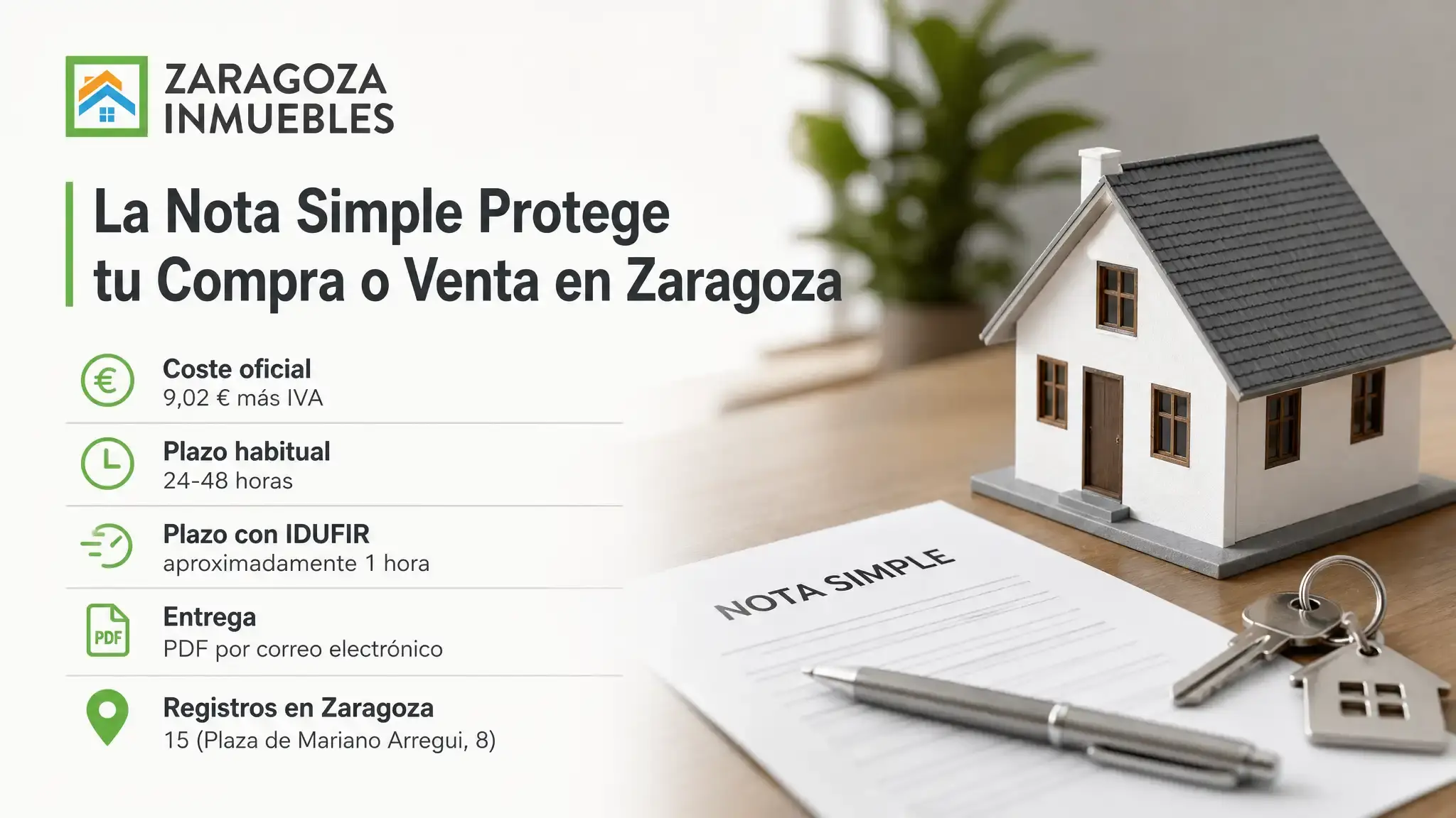 La Nota Simple Protege tu Compra o Venta en Zaragoza
